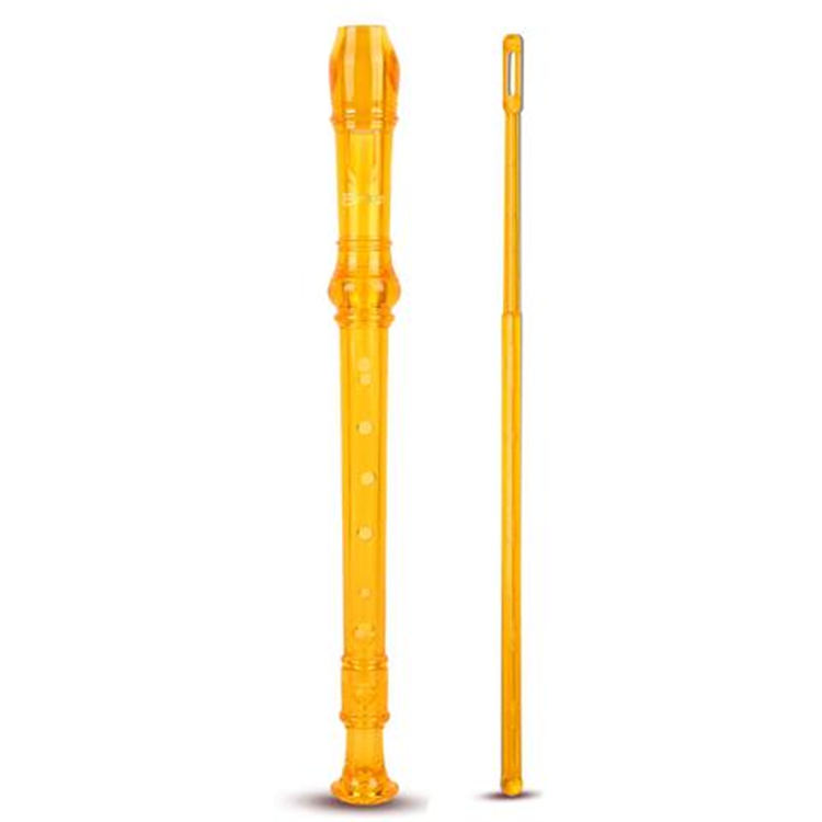 Flauta Soprano Recorder-8 Hole Flauta c / Instruções para Limpeza do Saco da Haste