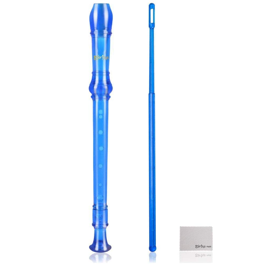 Soprano Descant Recorder-8 Hole w / Cleaning Rod Case Instruções